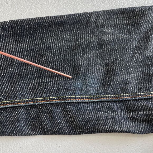 Salt Works Womens S Button Up Fitted Stanton Denim Jacket Long Sleeve Rinse Wash - Picture 3 of 13